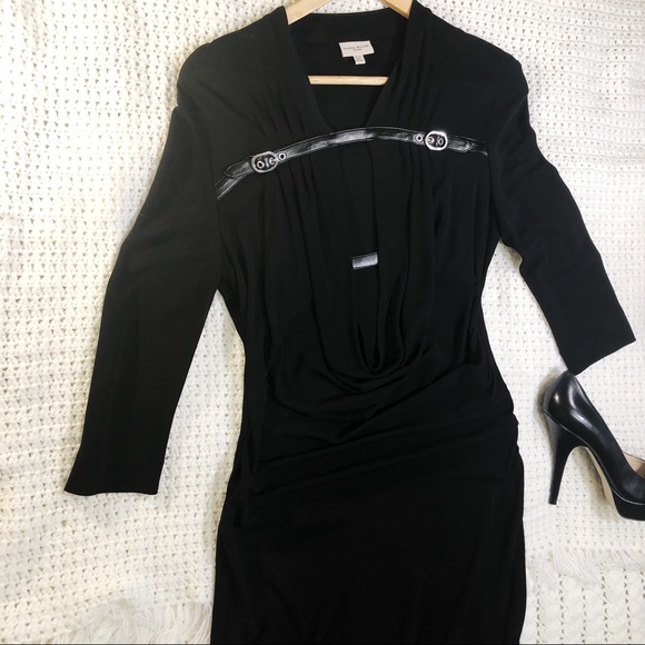 Karen Millen Womens dress deep neckline uk size 8